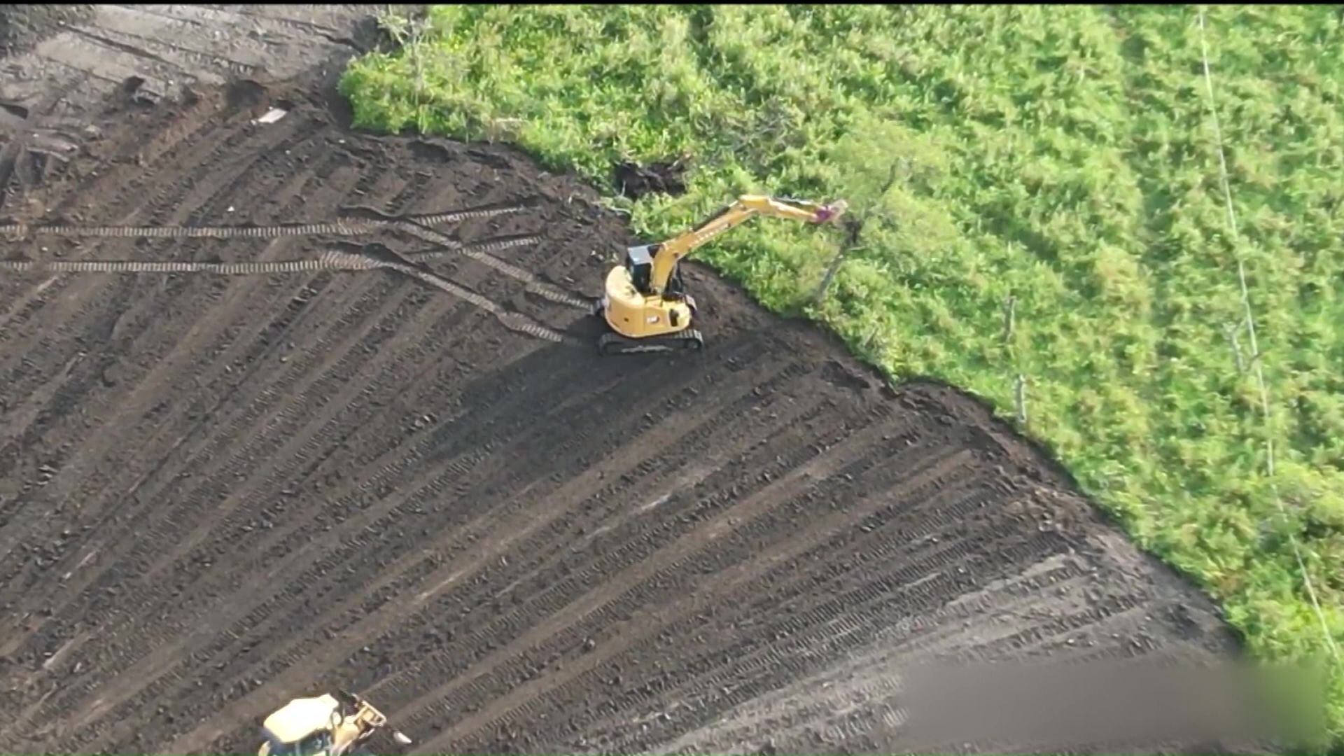 工事が進められていた釧路湿原