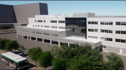 新校舎のイメージ (提供:札幌市教育委員会)