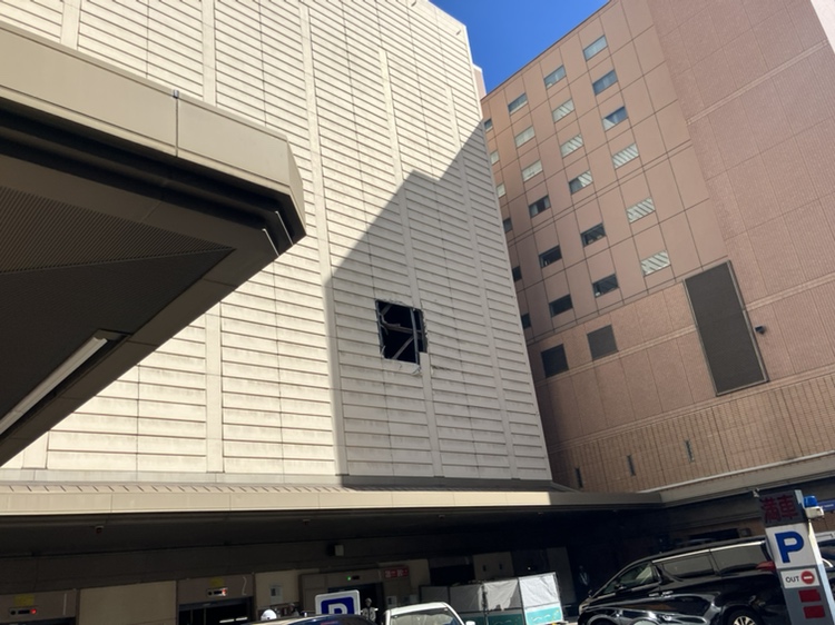崩落事故があった現場