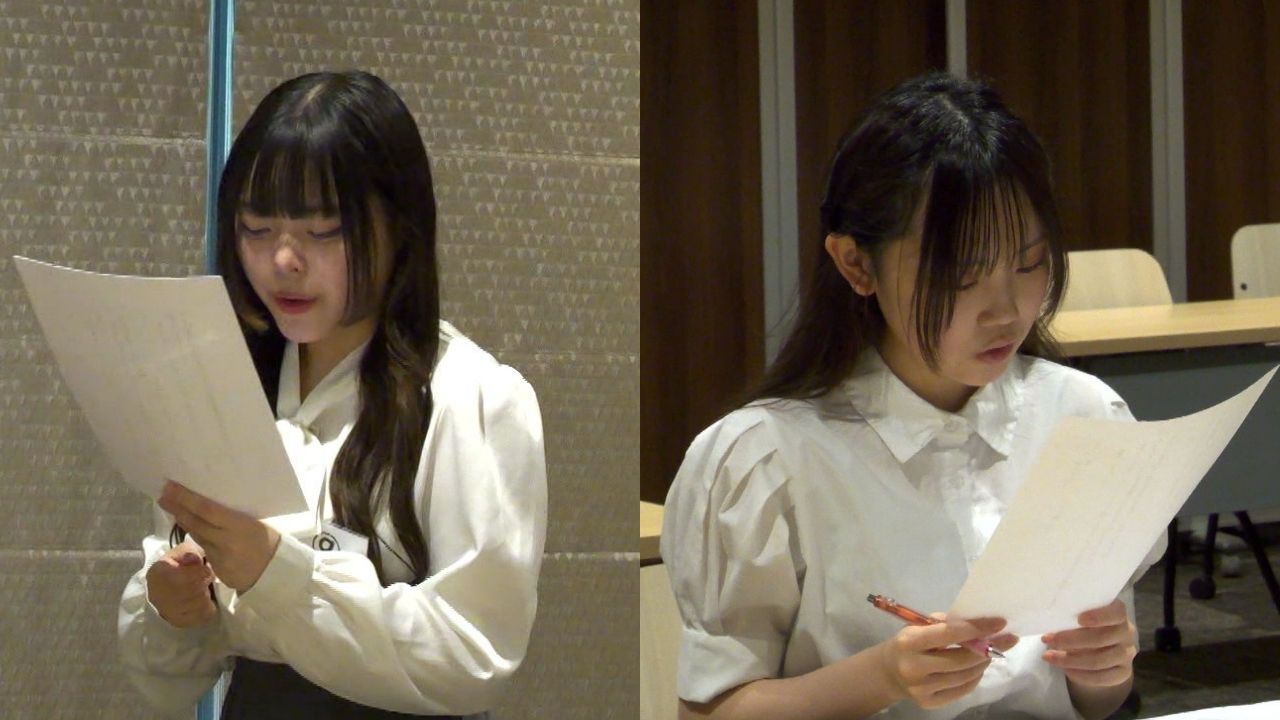 「すずなさん」（左）と「こゆきさん」（右）