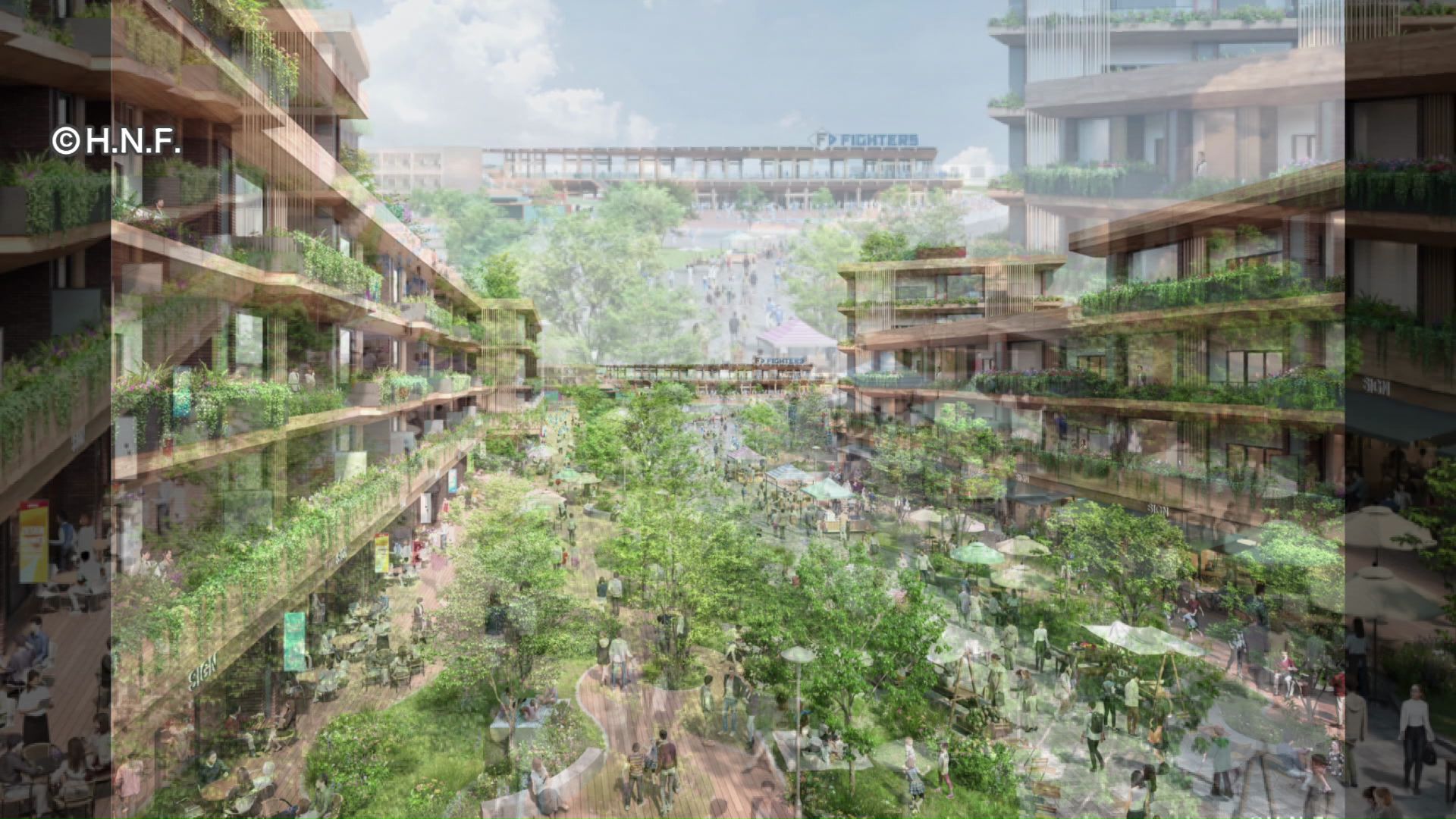 ファイターズ2軍本拠地イメージ画像