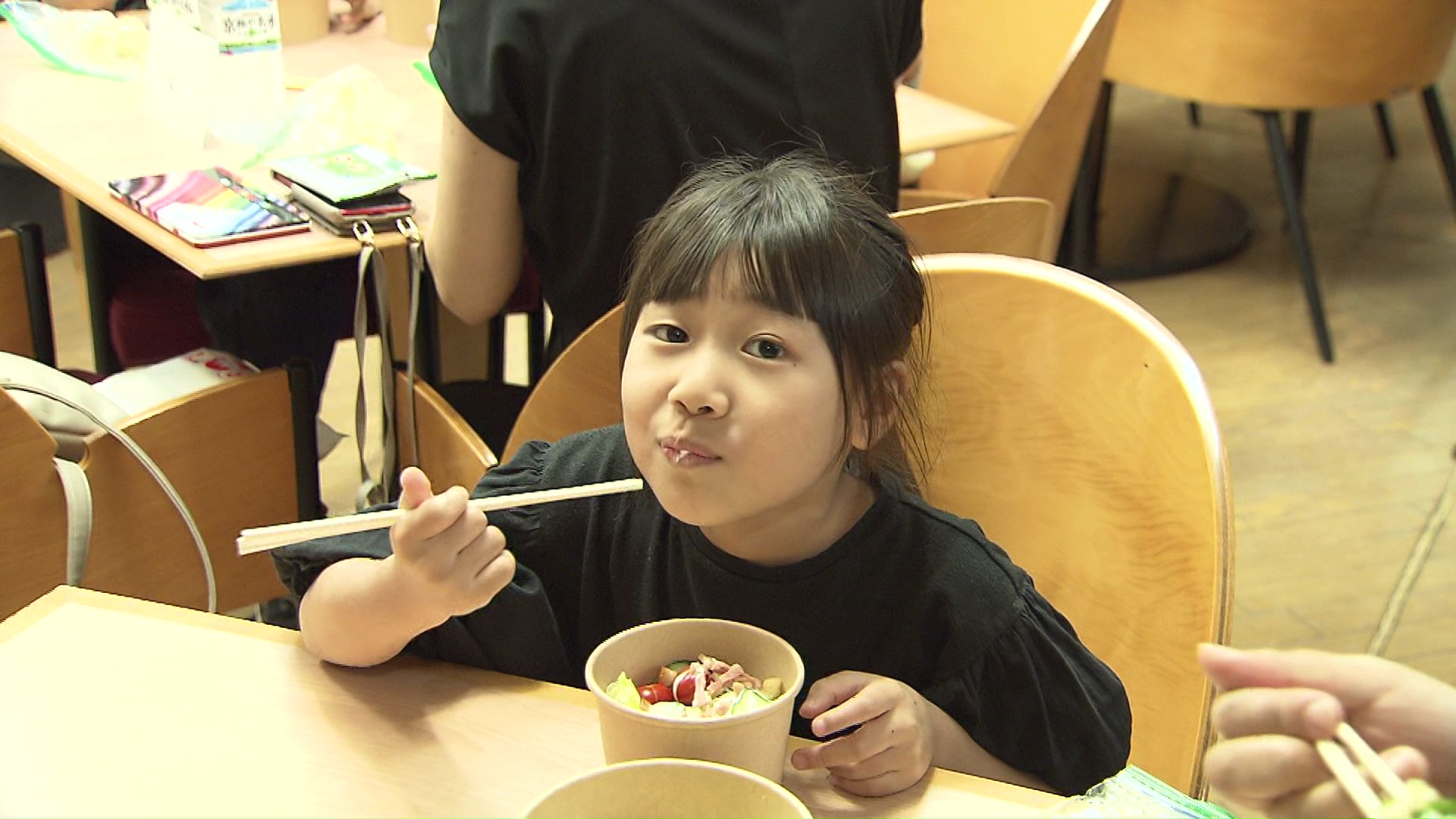 牛乳をたっぷり使ったメニューを味わった