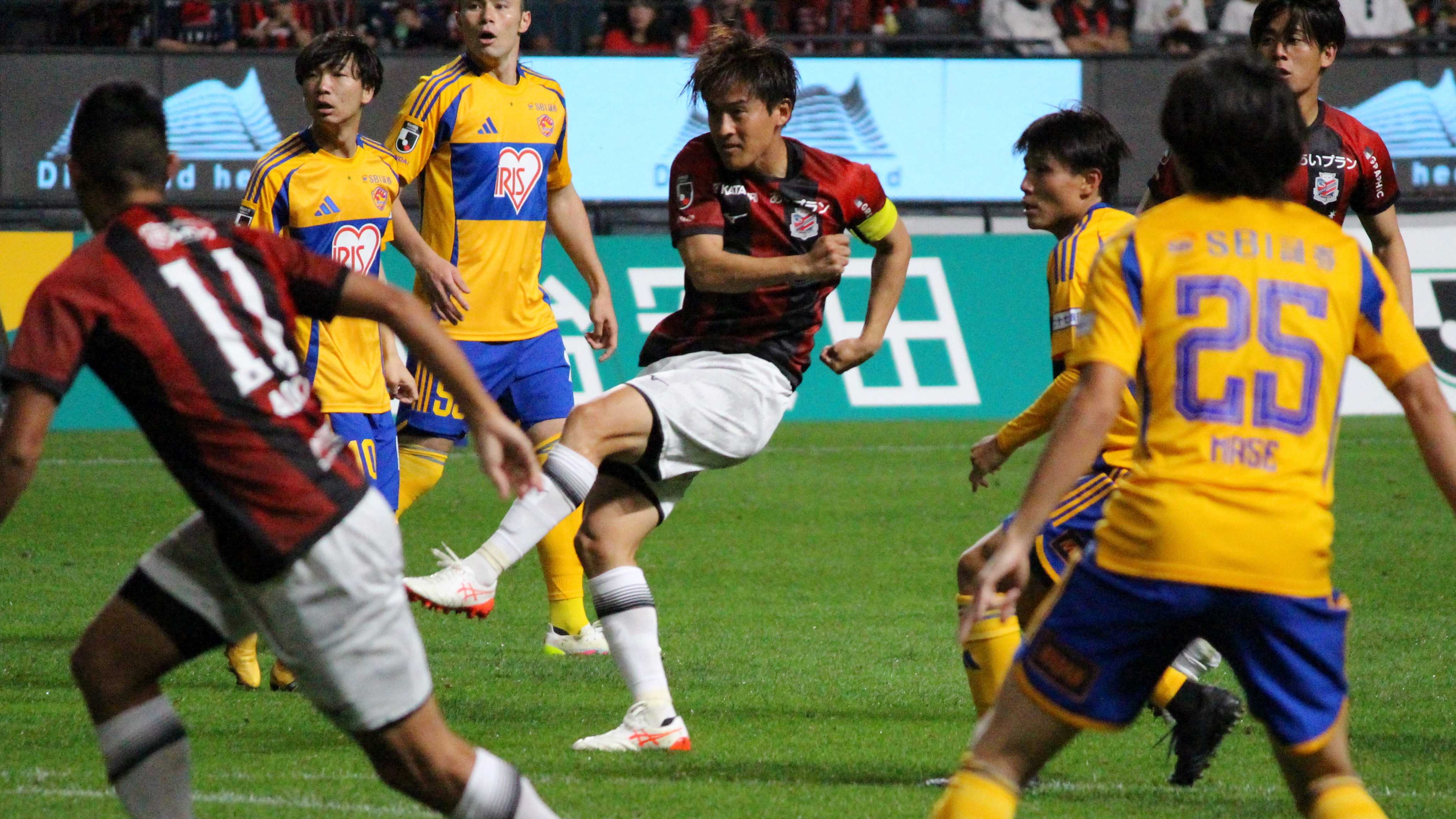 フル出場を果たしたMF高嶺朋樹選手
