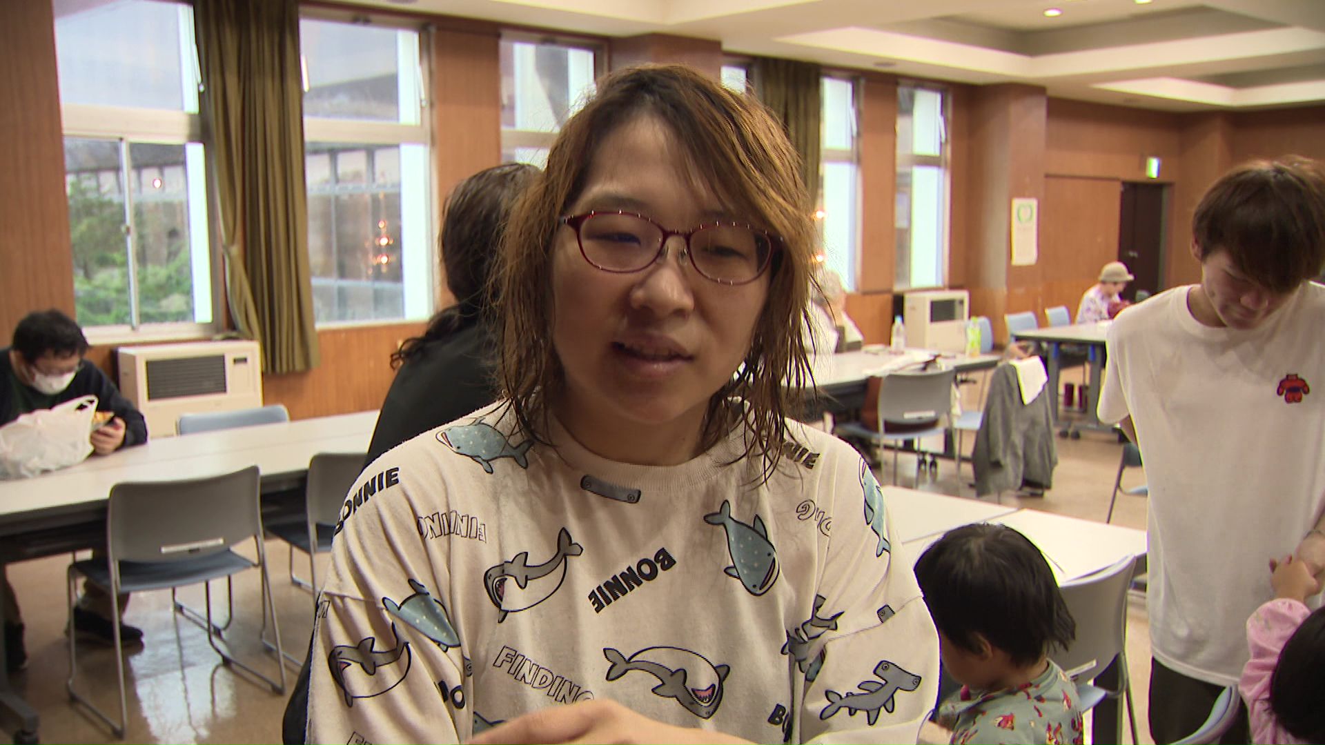 避難してきた町民