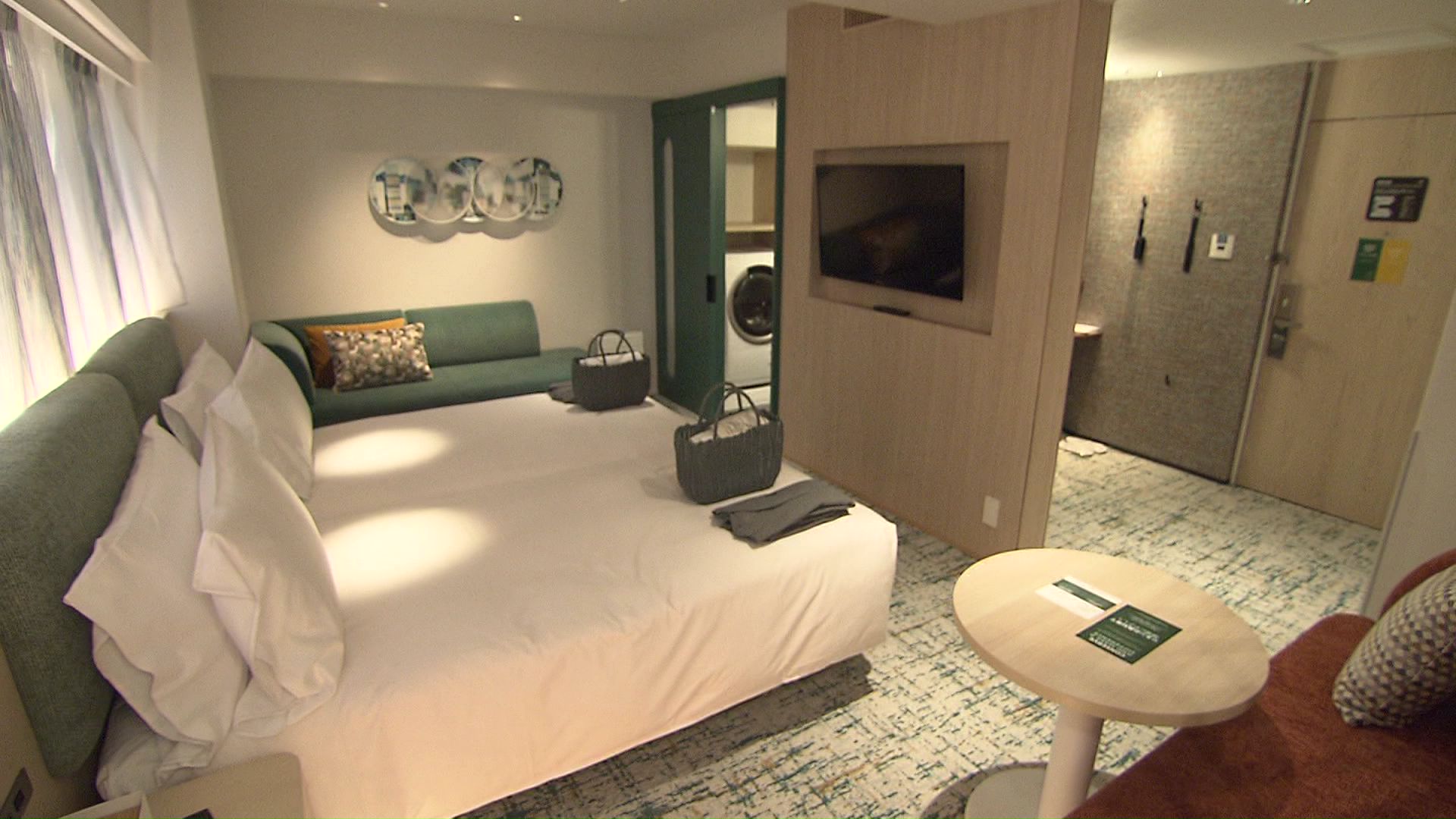 ファミリー層に優しいメゾネットタイプの部屋も