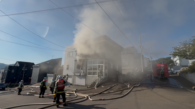 火事があった現場