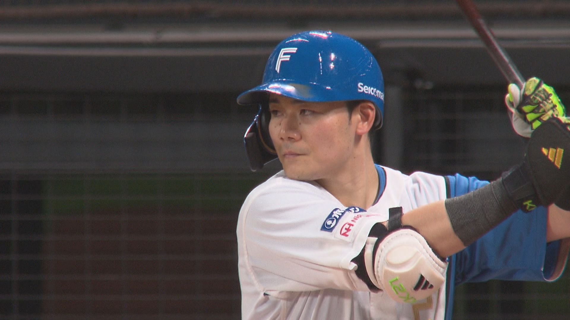 2点タイムリーを放った清宮幸太郎選手