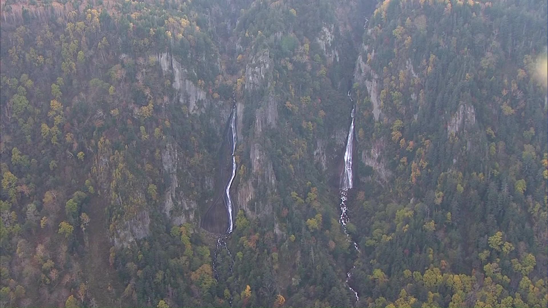 「銀河の滝」と「流星の滝」