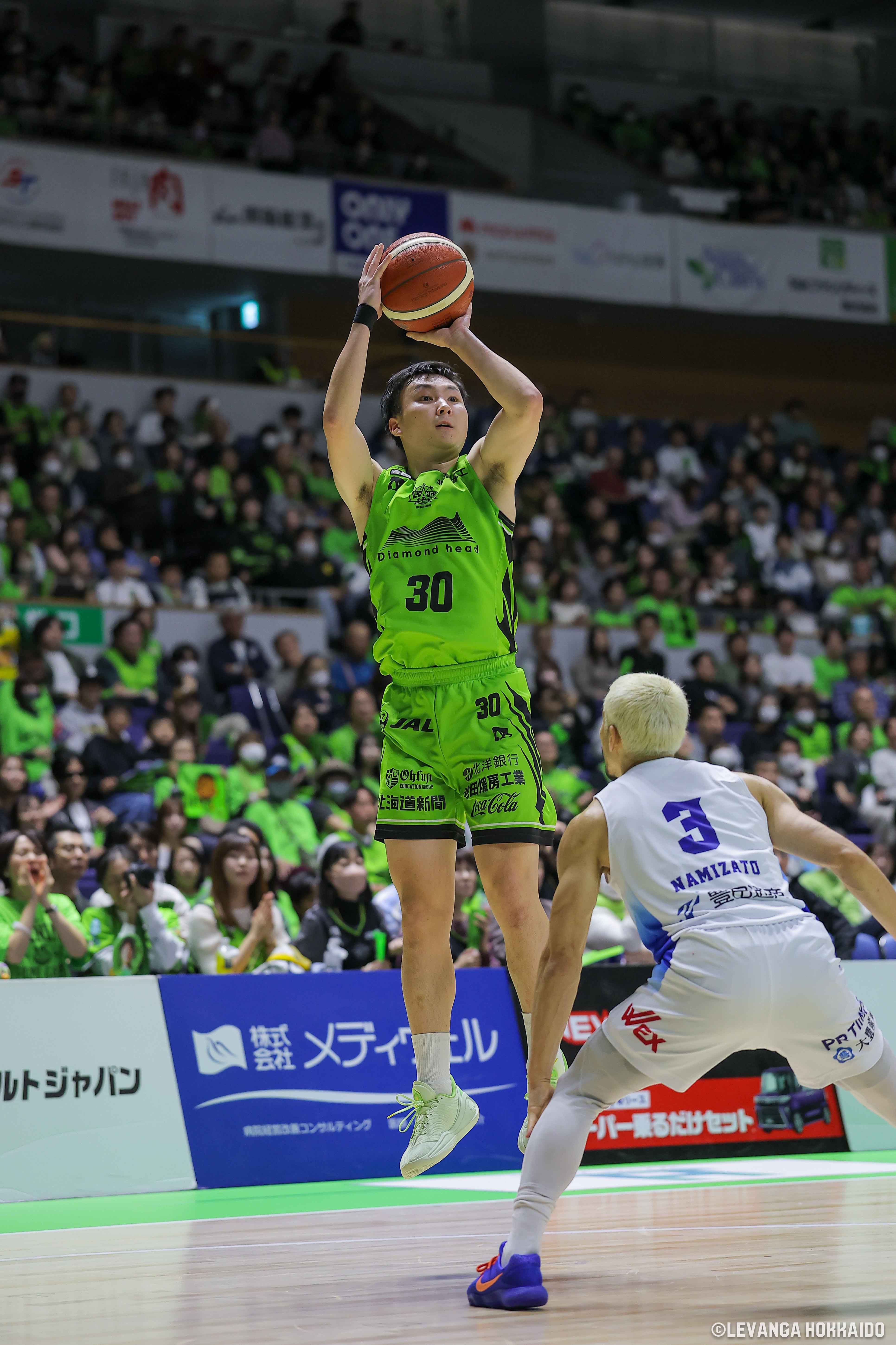 【レバンガ北海道】「ホームで2連敗はできない」富永啓生がチーム最多の21得点でホーム初勝利!