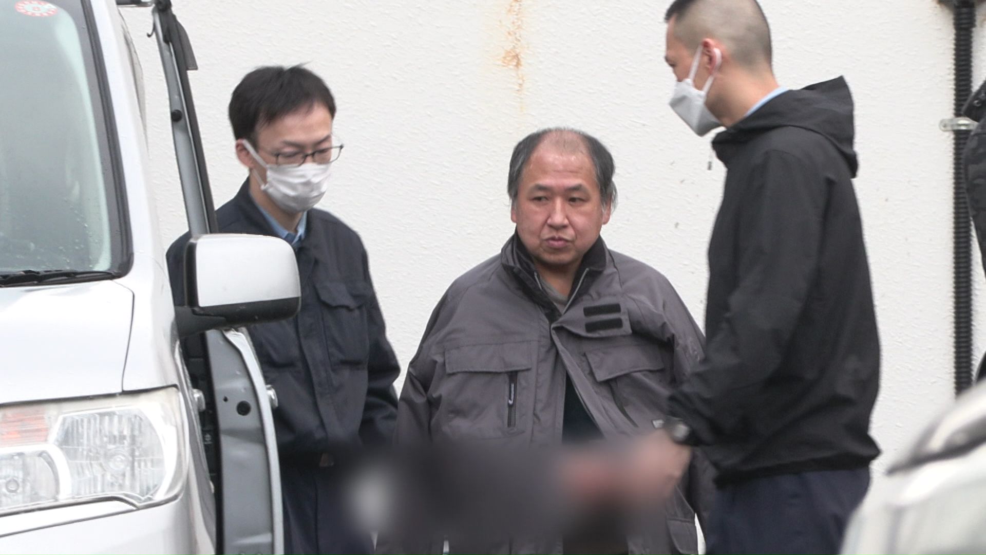 死体遺棄の疑いで送検された網走市の無職・一條雅彦容疑者（61）