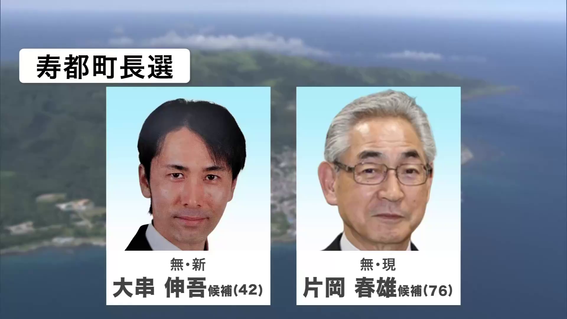 寿都町長選挙の立候補者