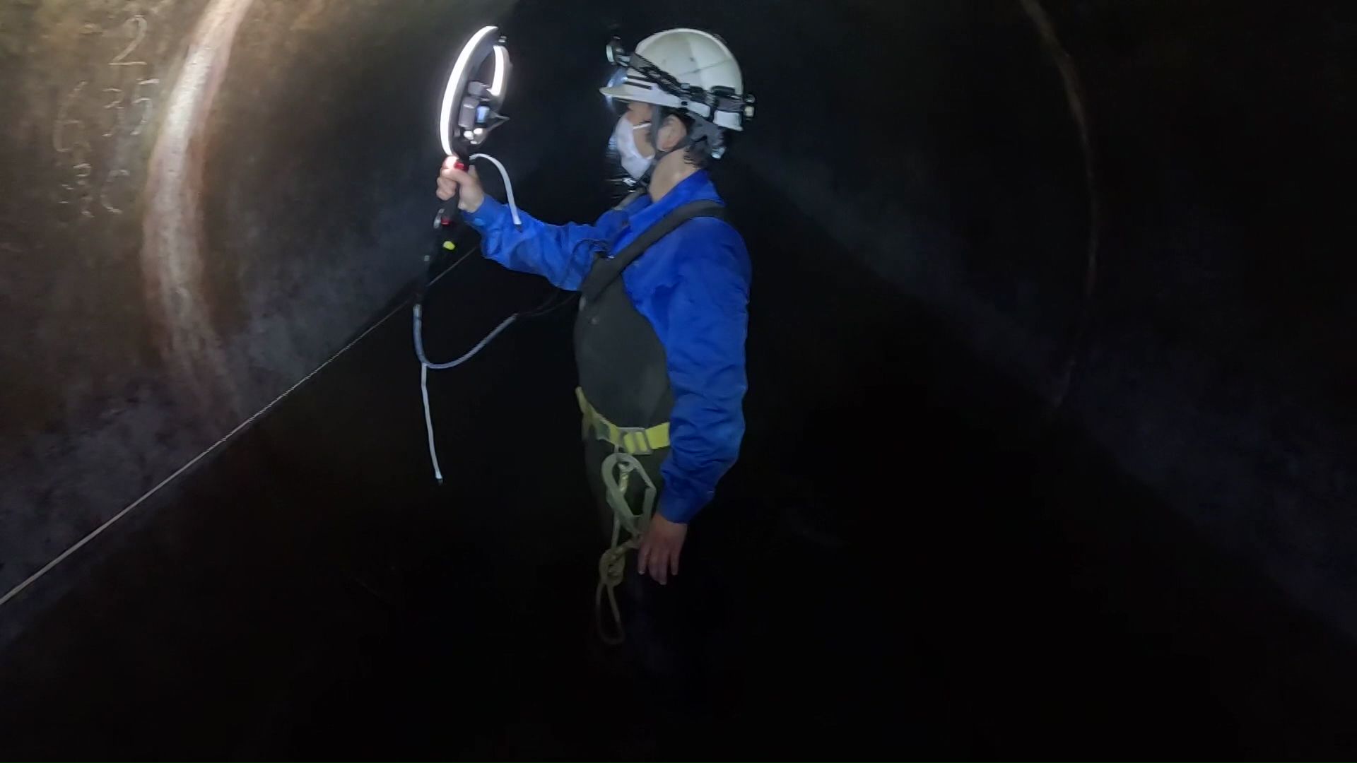 札幌市内の下水道管の様子(撮影:2025年8月)