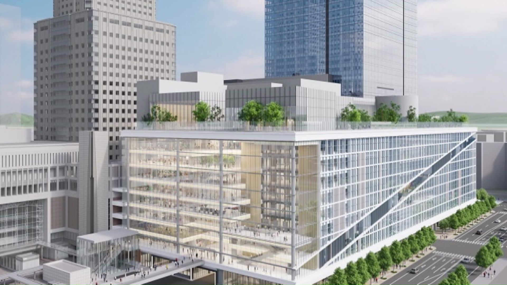 跡地には11階建ての商業施設が建設（提供：準備組合）