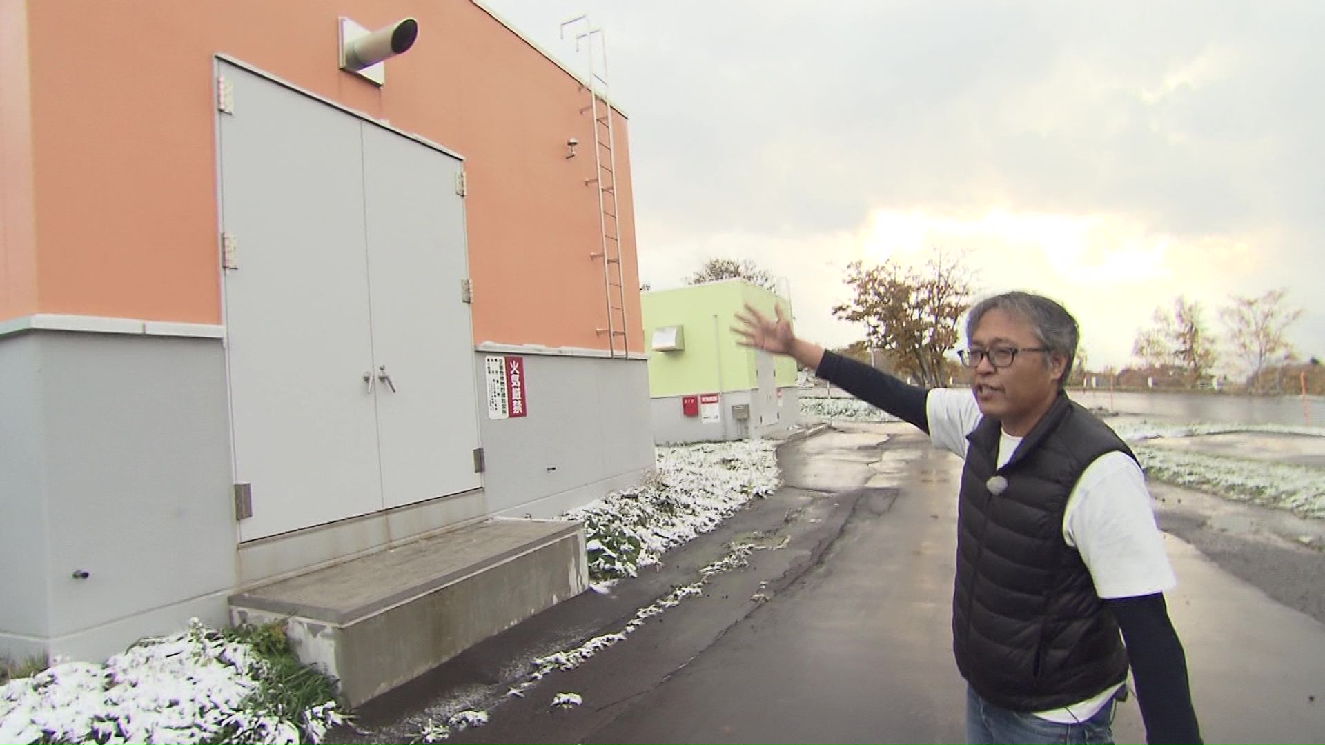 屋内退避のための「フィルター棟」