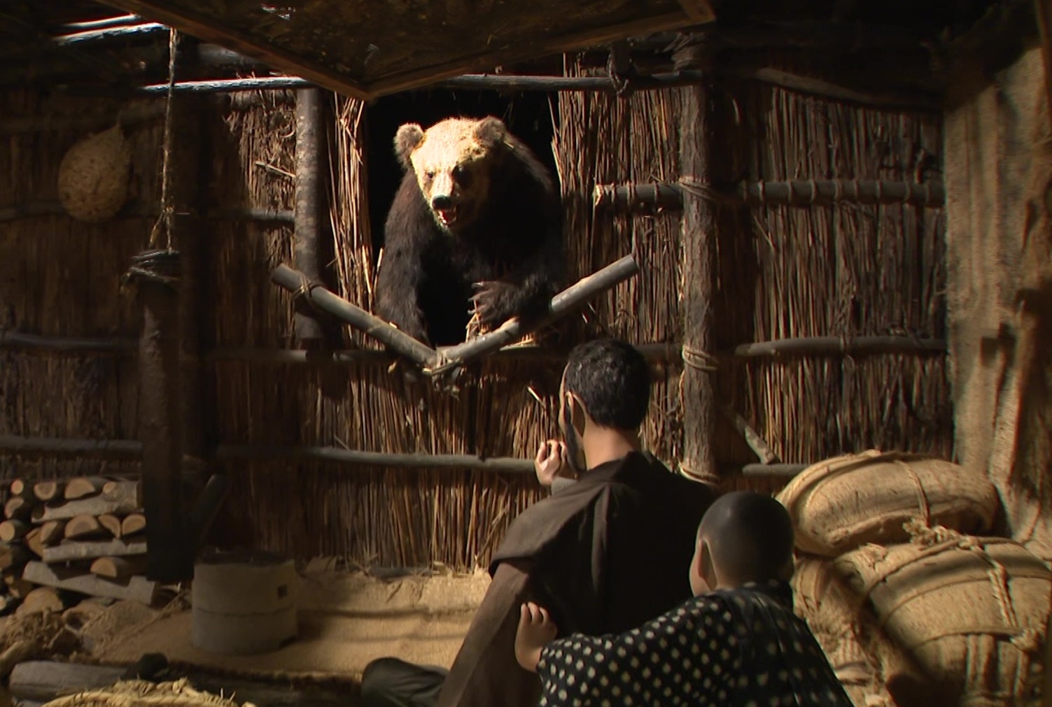 巨大なクマが開拓民を襲い7人の犠牲を出した(三毛別羆事件復元地)