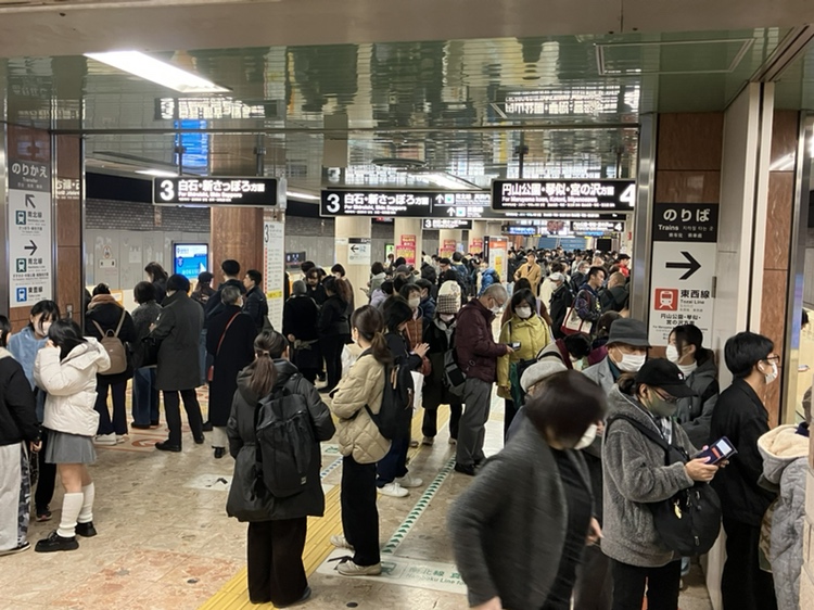 大通駅の様子(撮影:視聴者)