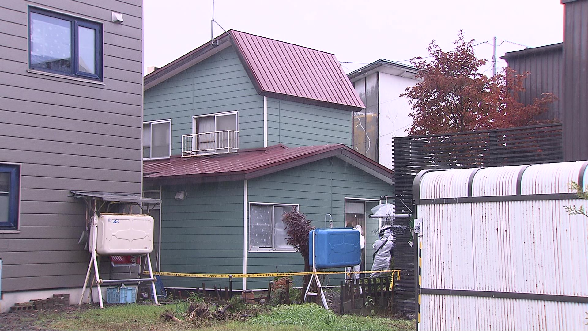 事件があった札幌市北区新琴似の現場