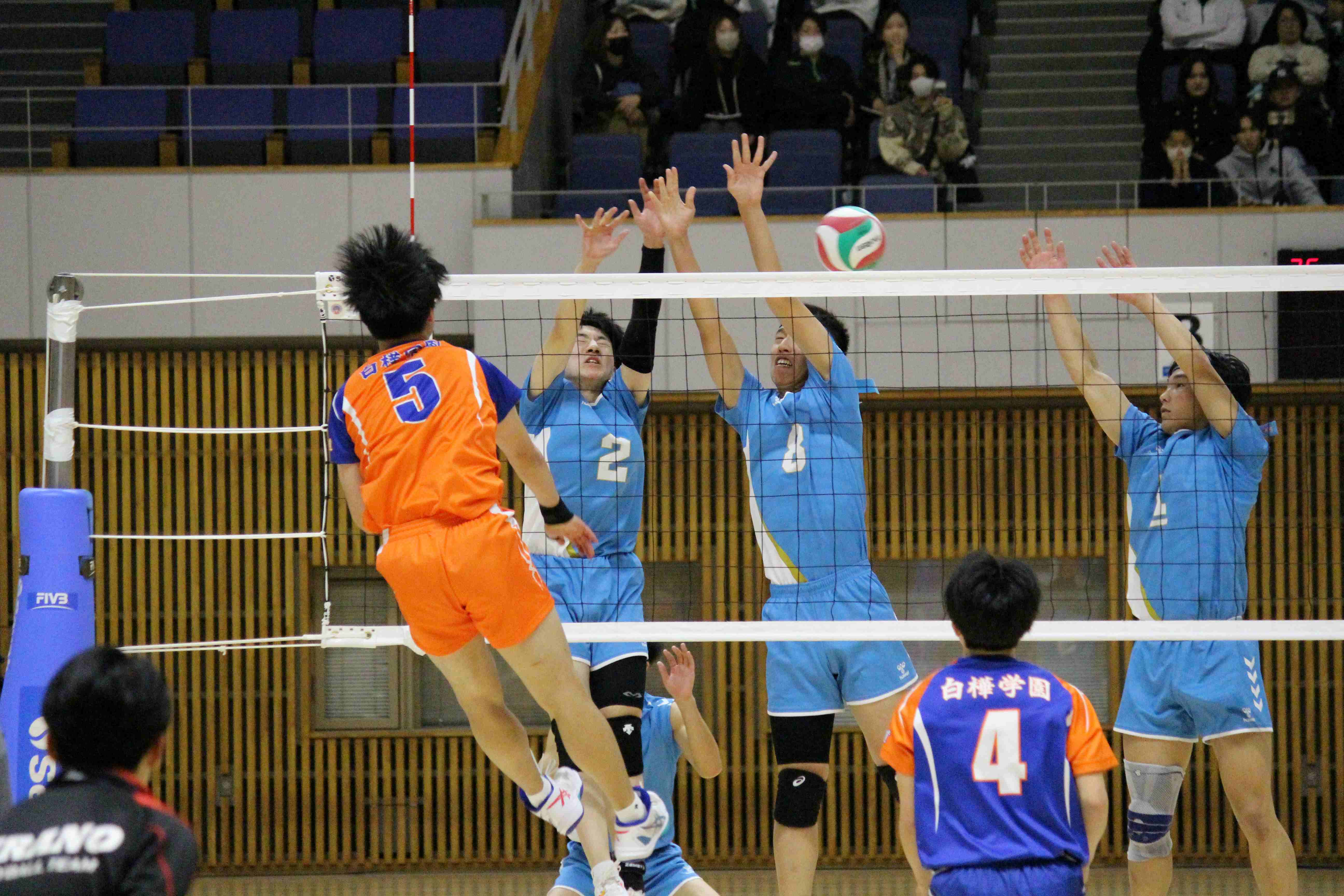 フルセットの激戦となった恵庭南ー白樺学園