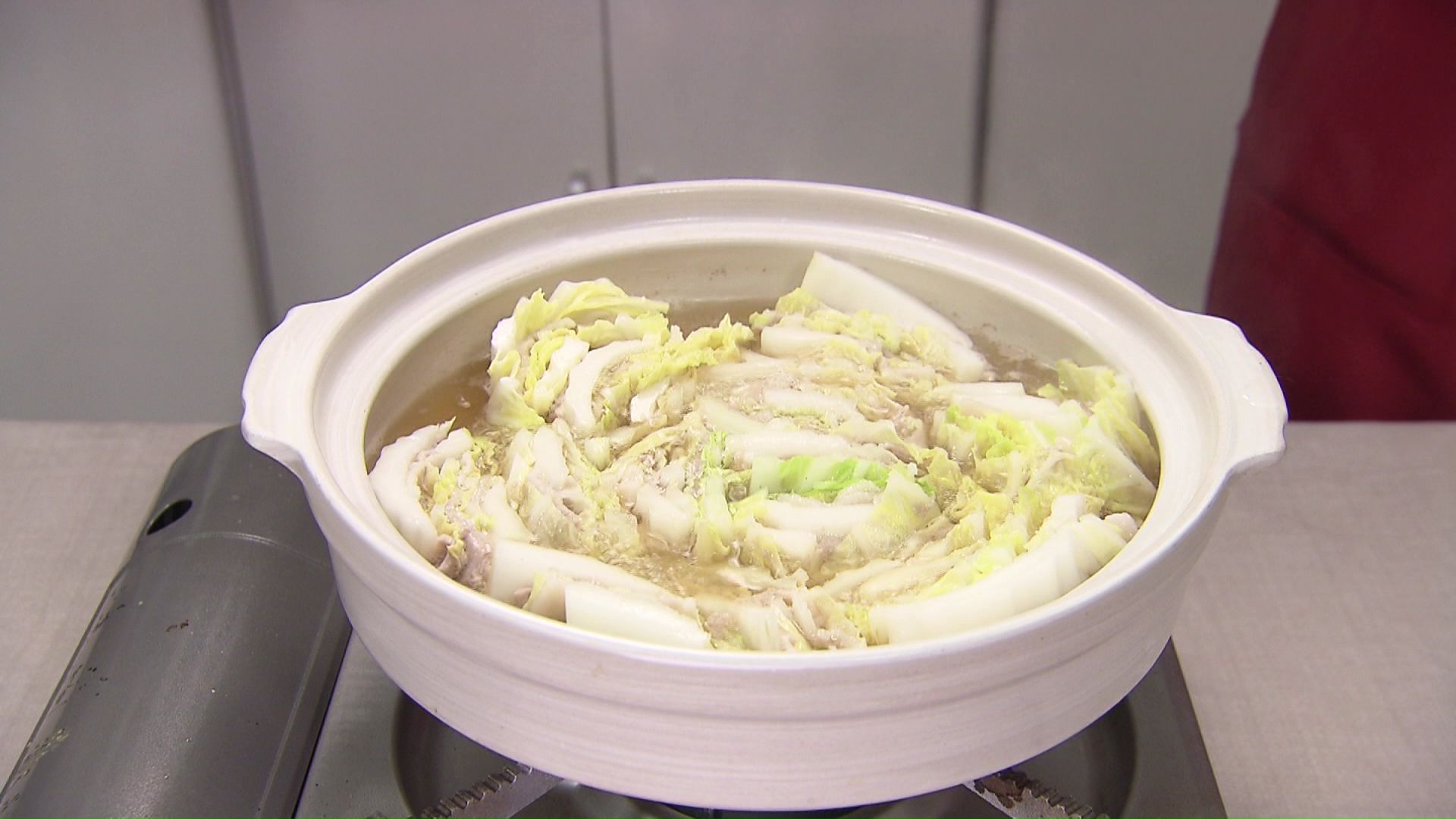 ハクサイと豚肉の鍋がオススメ