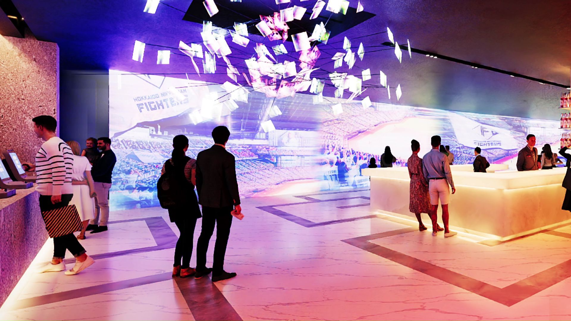 新ホテルの内観予想図（提供：エスコン）