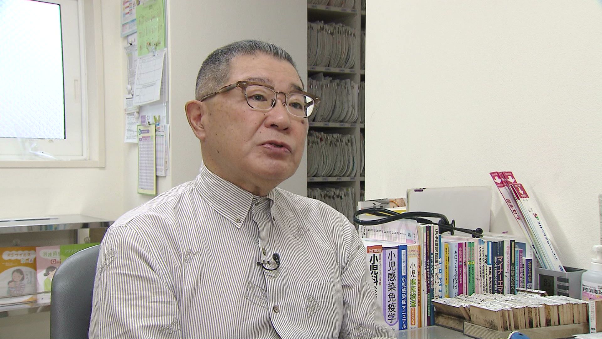 感染ピークの見通しを語る多米淳院長