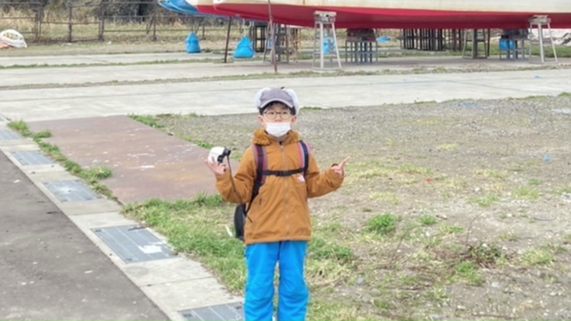 旅行を楽しんでいた事故前の凜くん