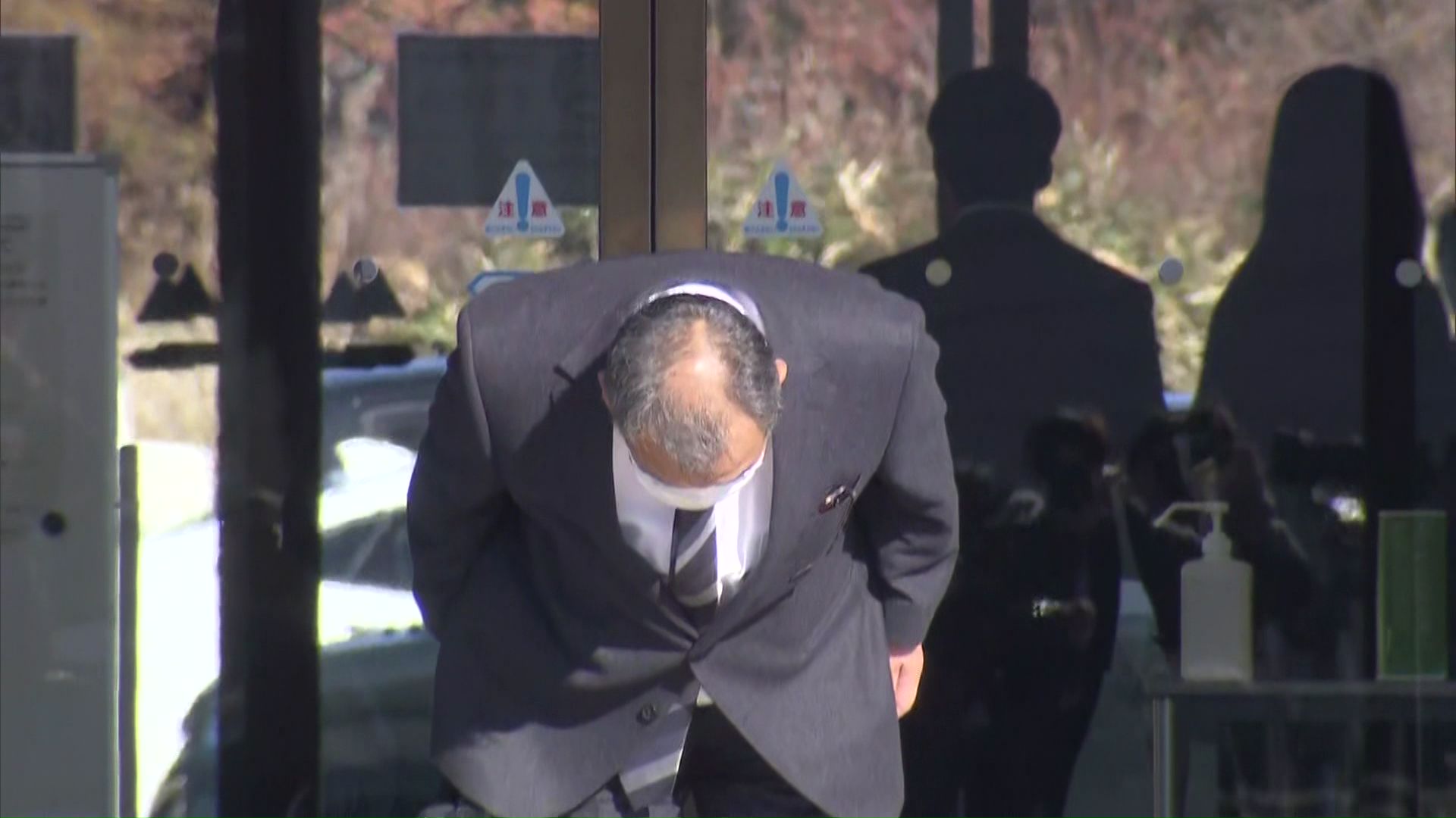 釧路地裁に入る桂田精一被告