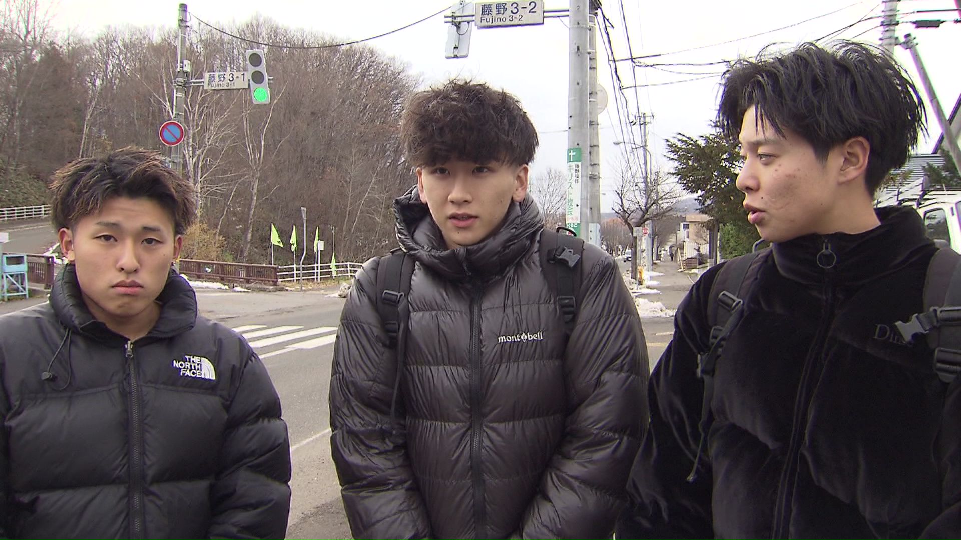 目撃地付近の高校生