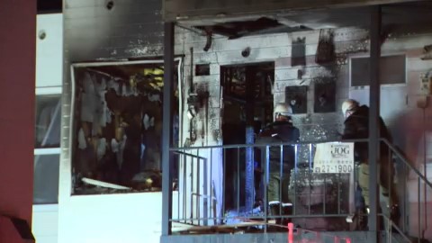 火事があった現場