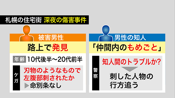 深夜の住宅街でいったい何が？
