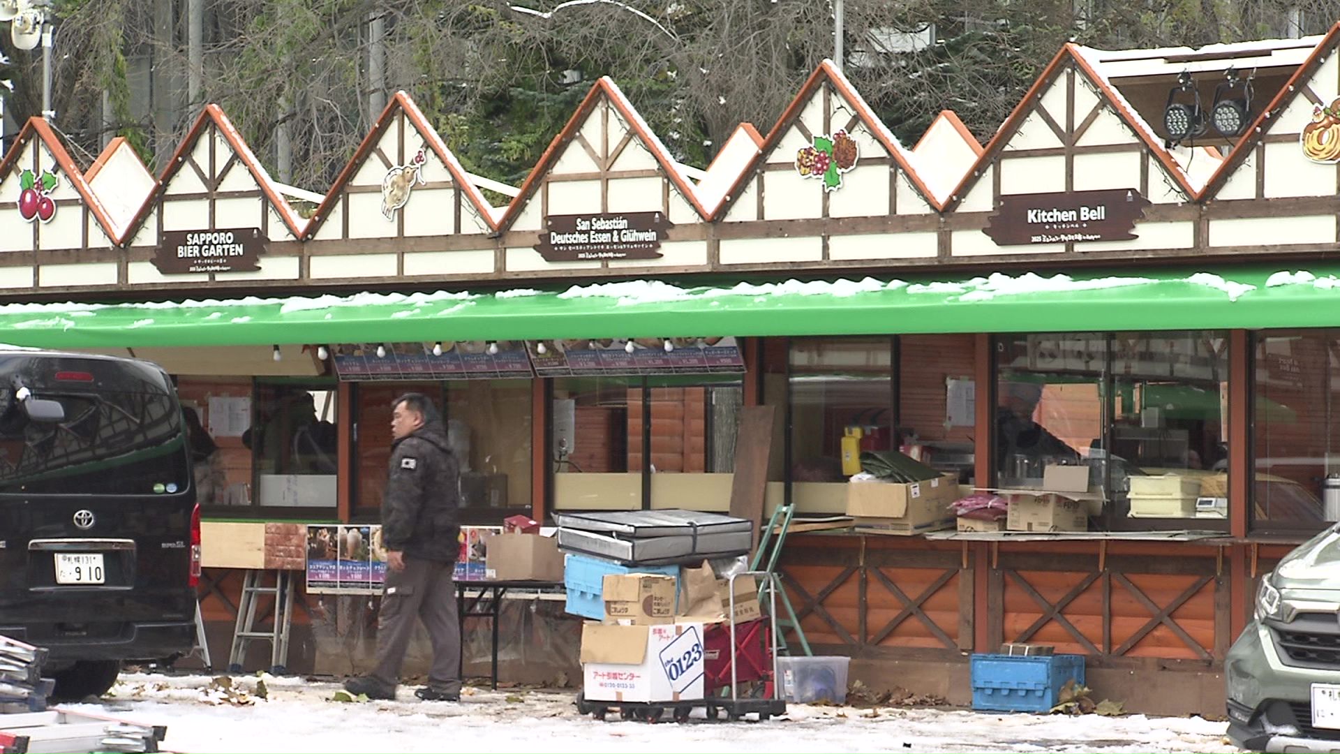 準備が進む『ミュンヘン・クリスマス市』