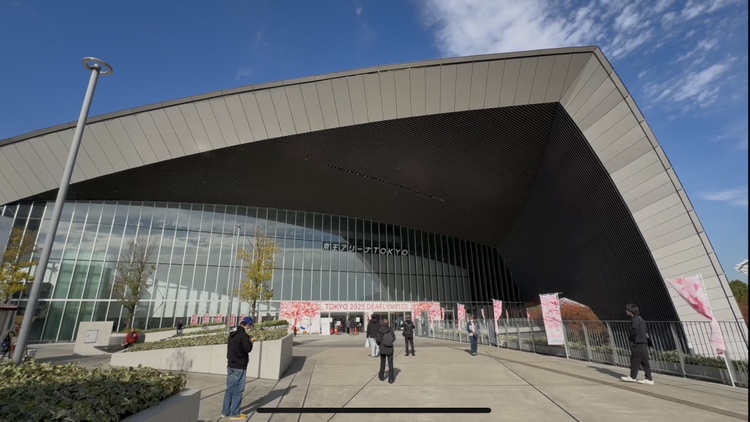 会場の京王アリーナTOKYO