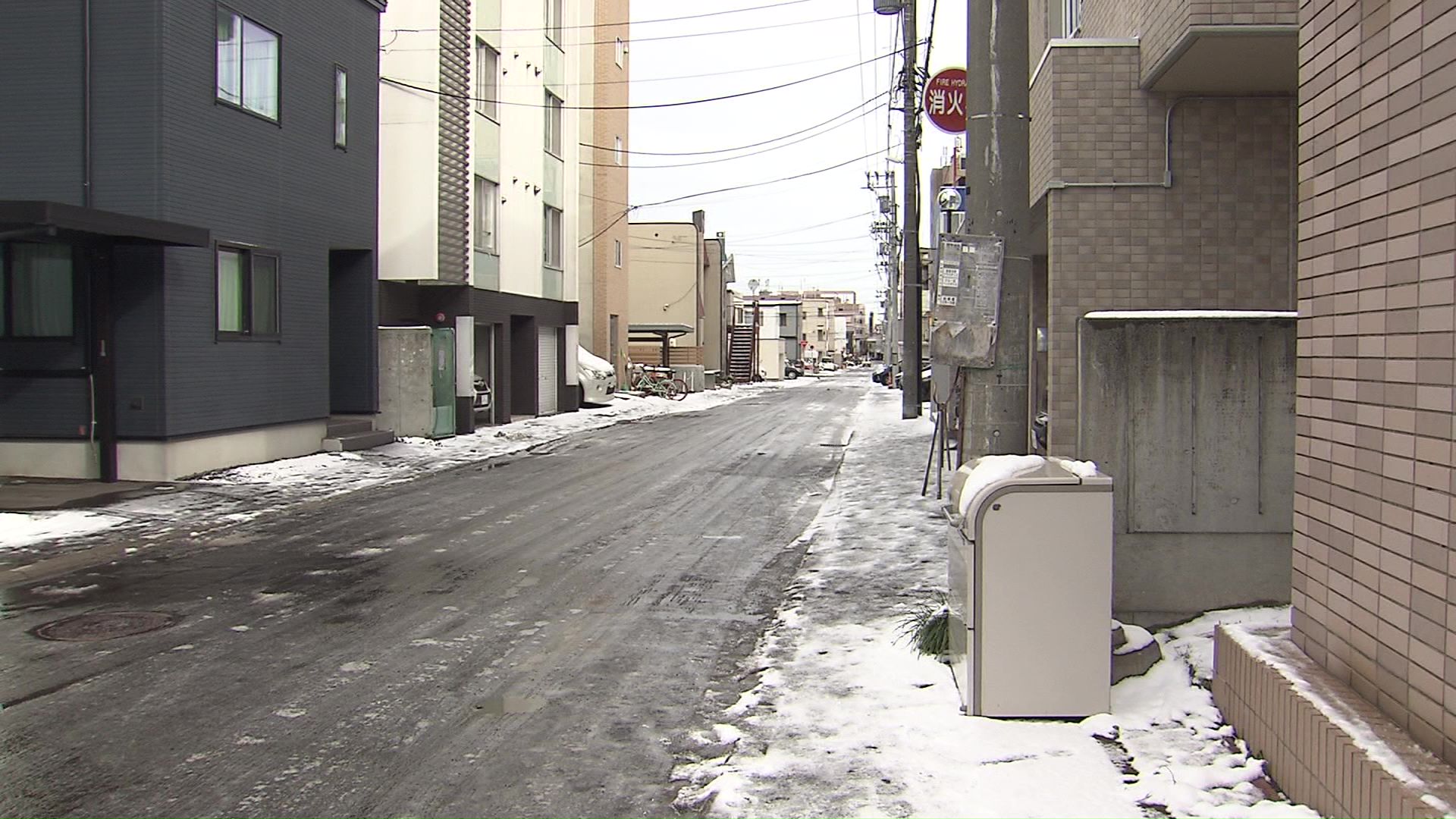 事件があった札幌市豊平区美園7条6丁目付近の路上