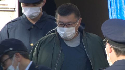 送検される川合彰典容疑者（59）