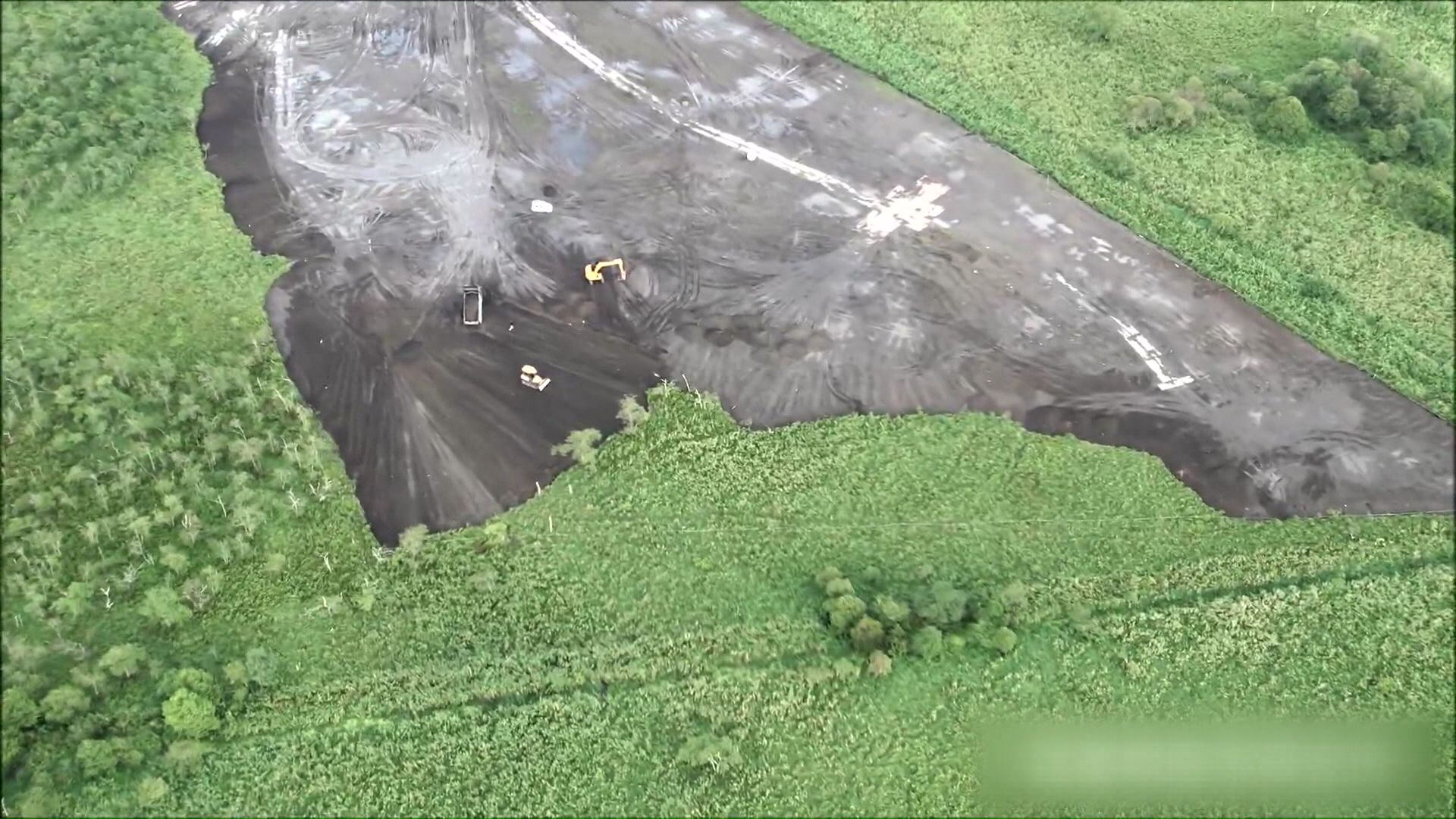 釧路湿原周辺でのメガソーラー問題（提供：猛禽類医学研究所）