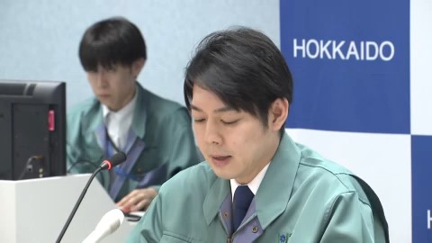 注意を呼び掛ける鈴木知事