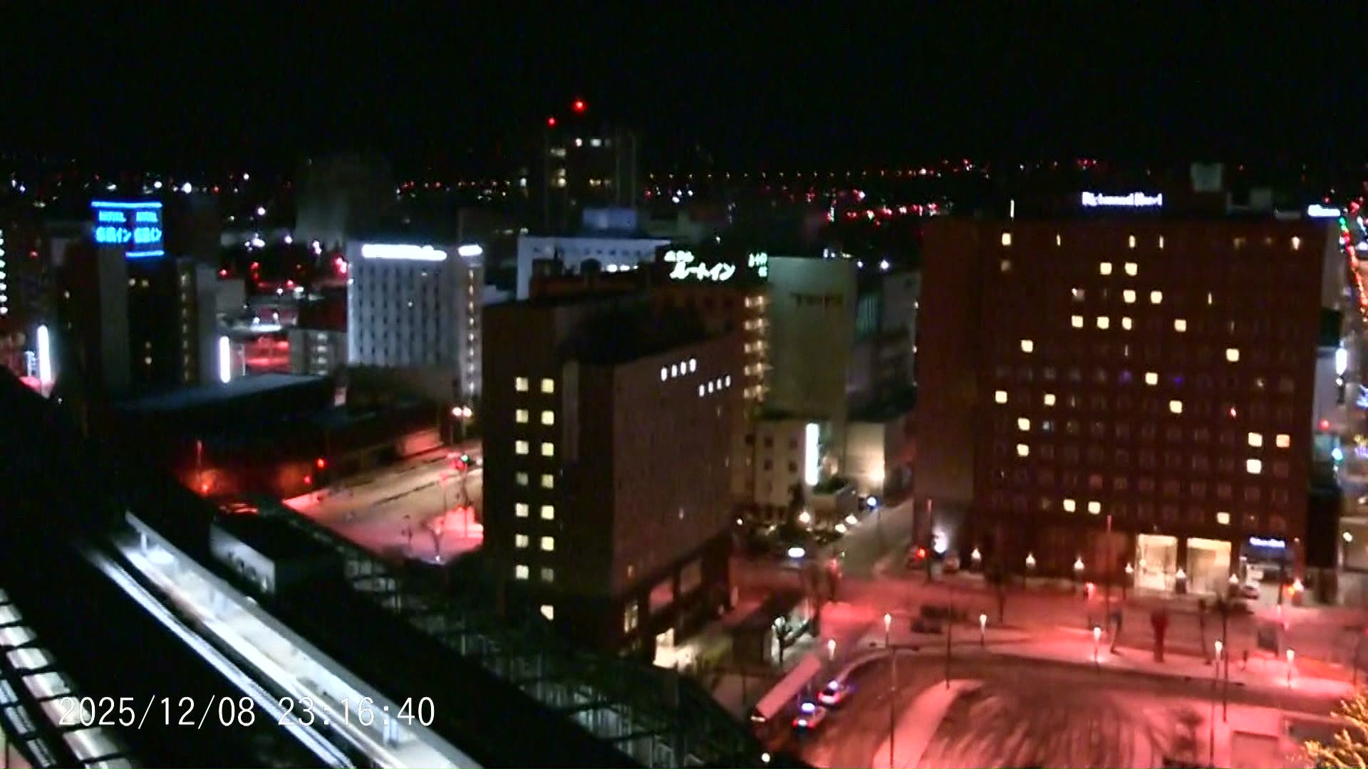 地震発生時の映像