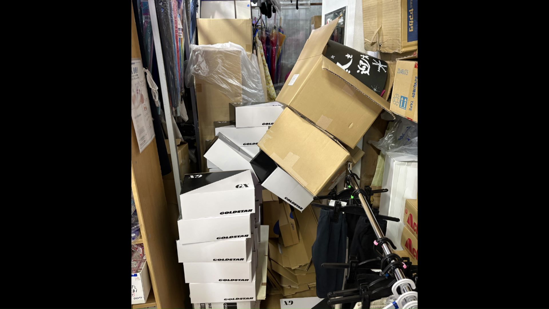 地震当時の状況(提供:ハヤサカスポーツ)