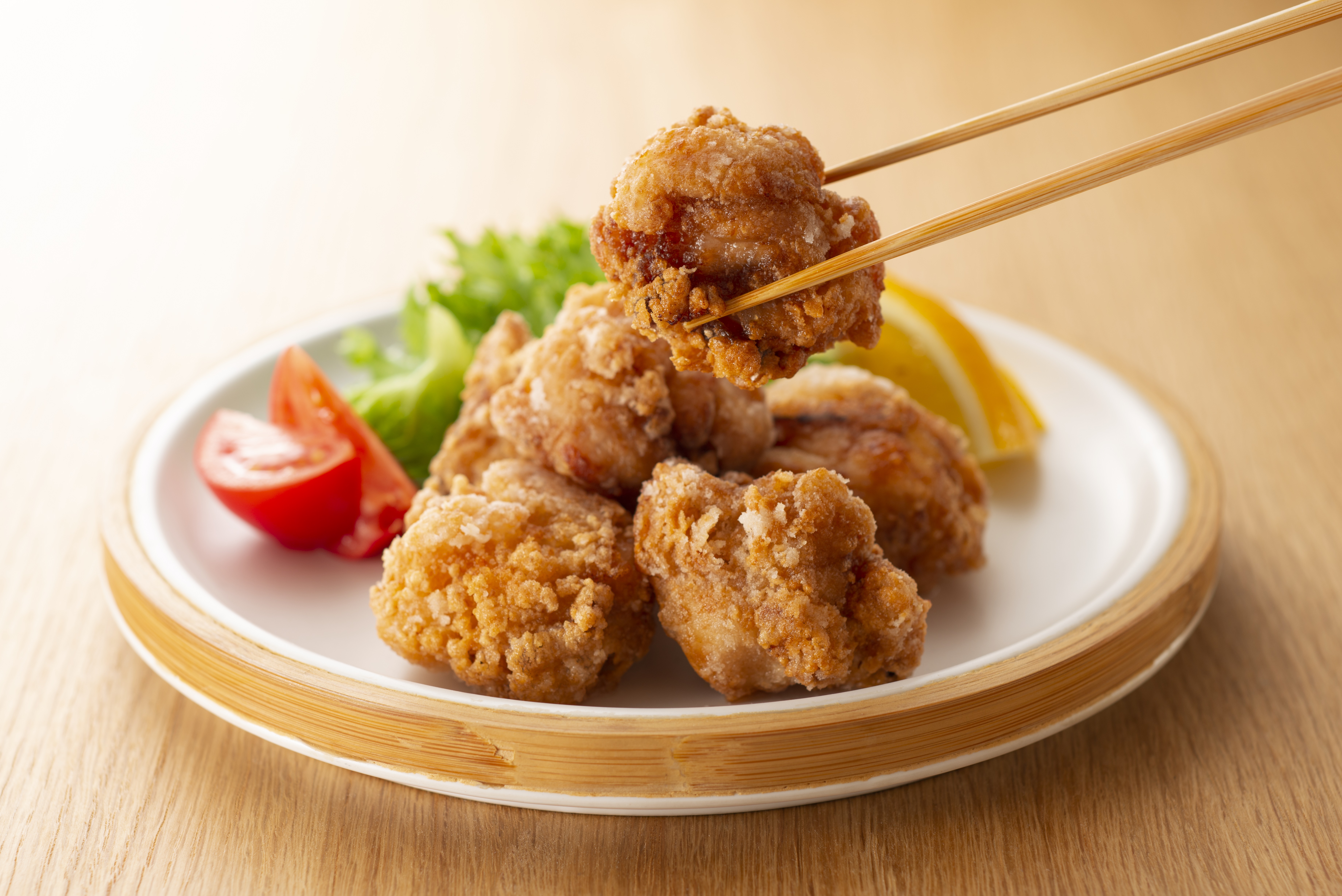 「あごだしつゆ」を使って作った唐揚げ