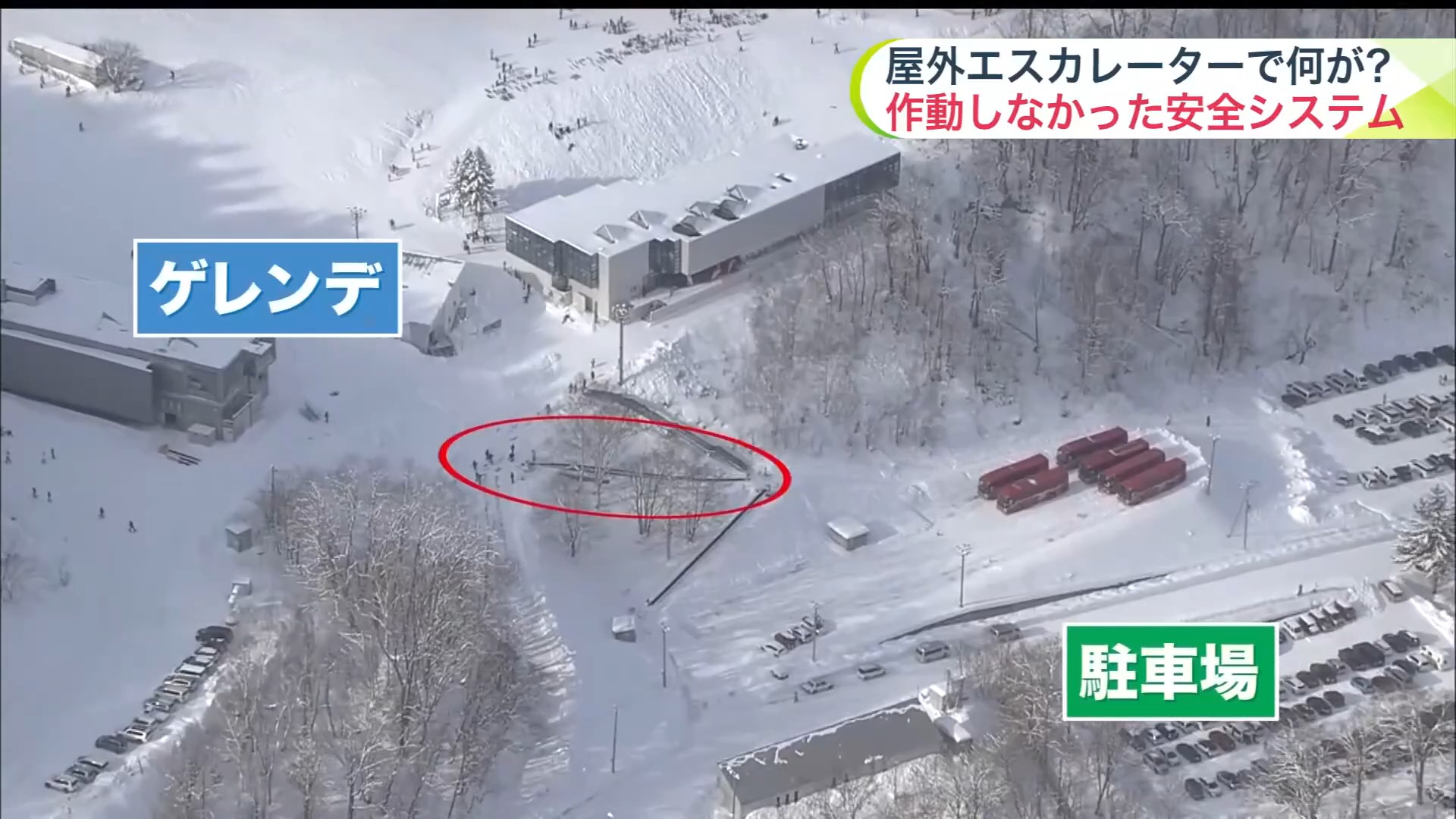 乗り場にも降り場にも監視員はいなかった