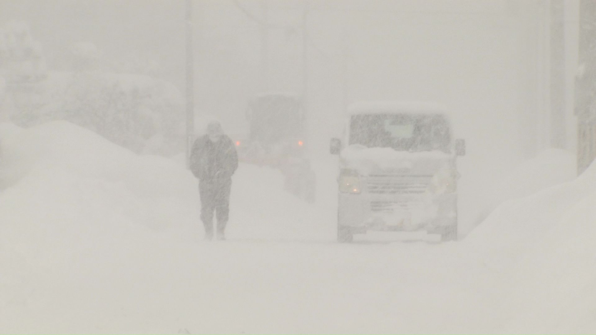 年明けに道内を襲った大雪(資料)