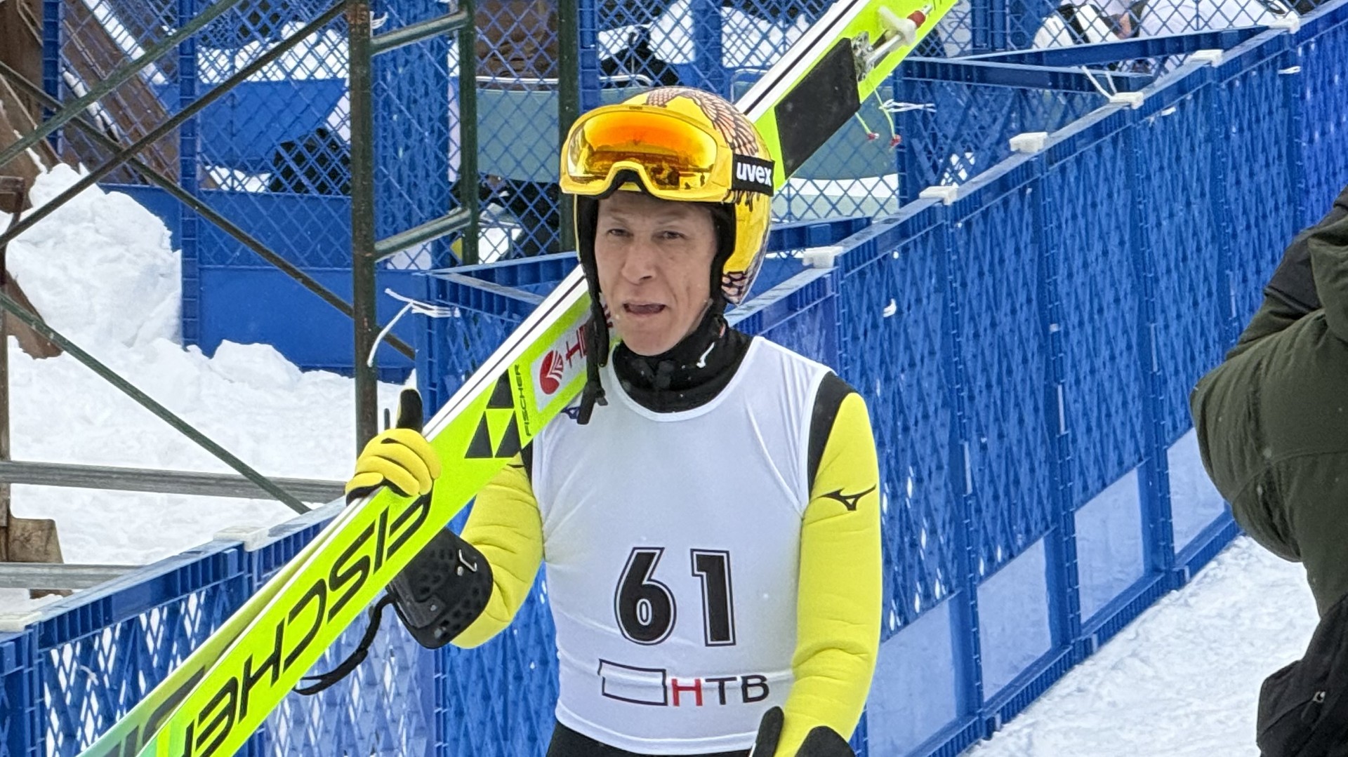 1月10日HTB杯で41位の葛西紀明選手