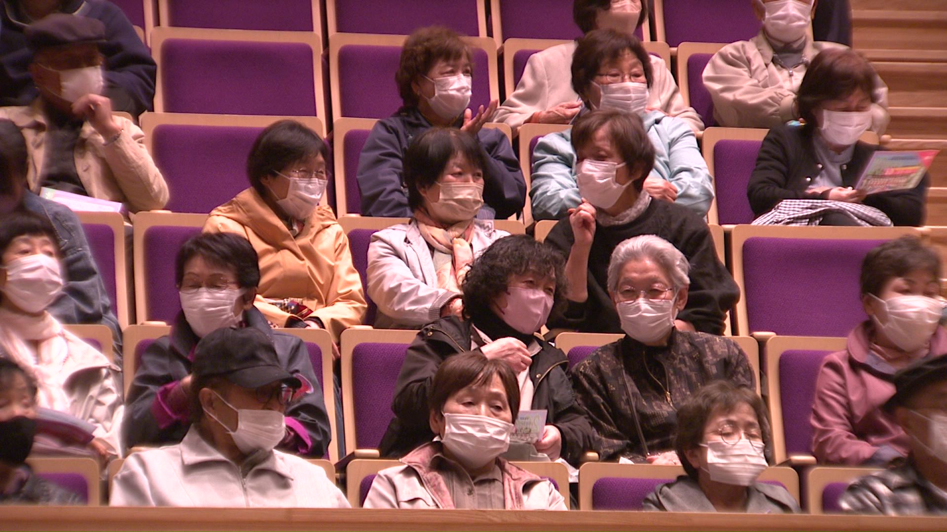 公園に来た観客