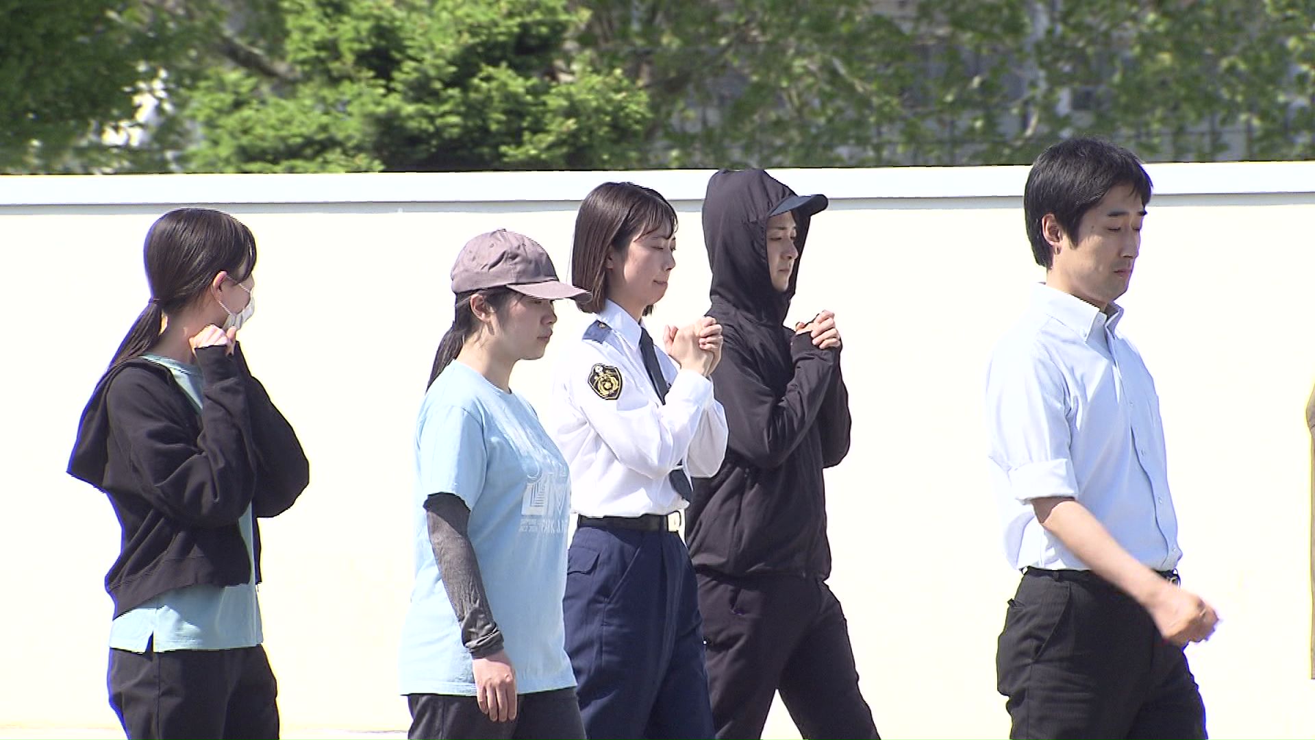 パレード演奏の練習風景