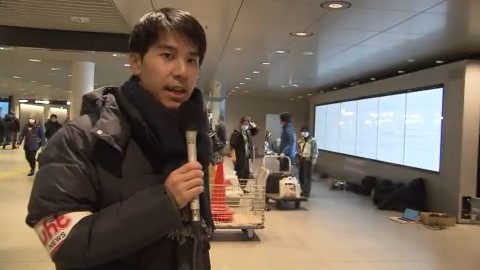 チカホを緊急開放　帰宅できなくなった人など300人が利用