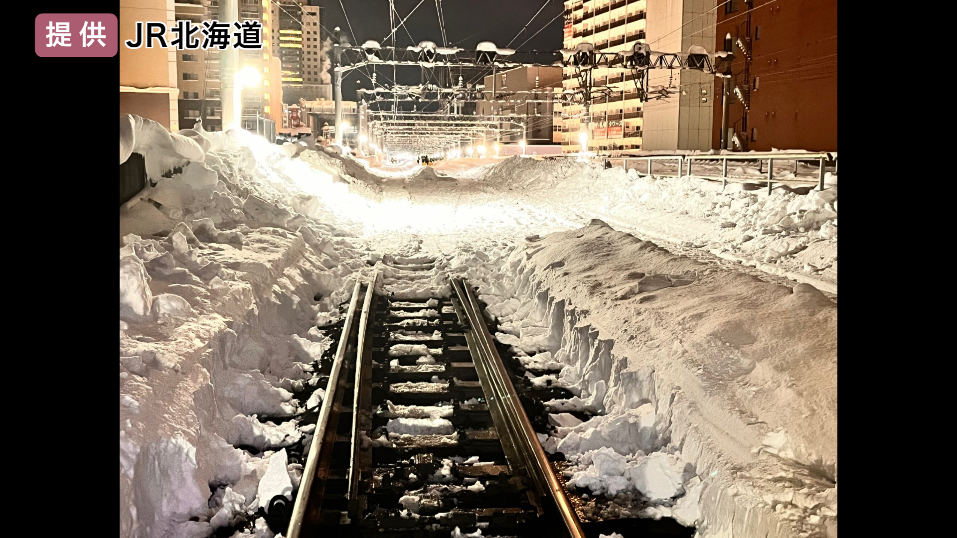JR札幌駅構内の状況(1月27日午前5時ごろ)