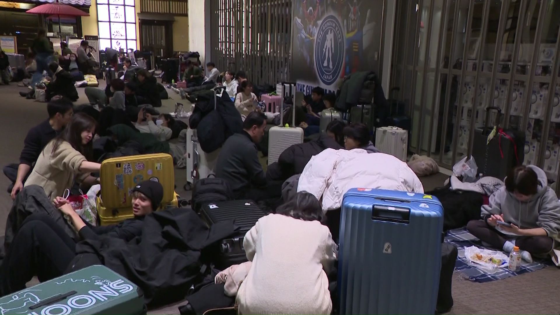 25日の空港内の様子