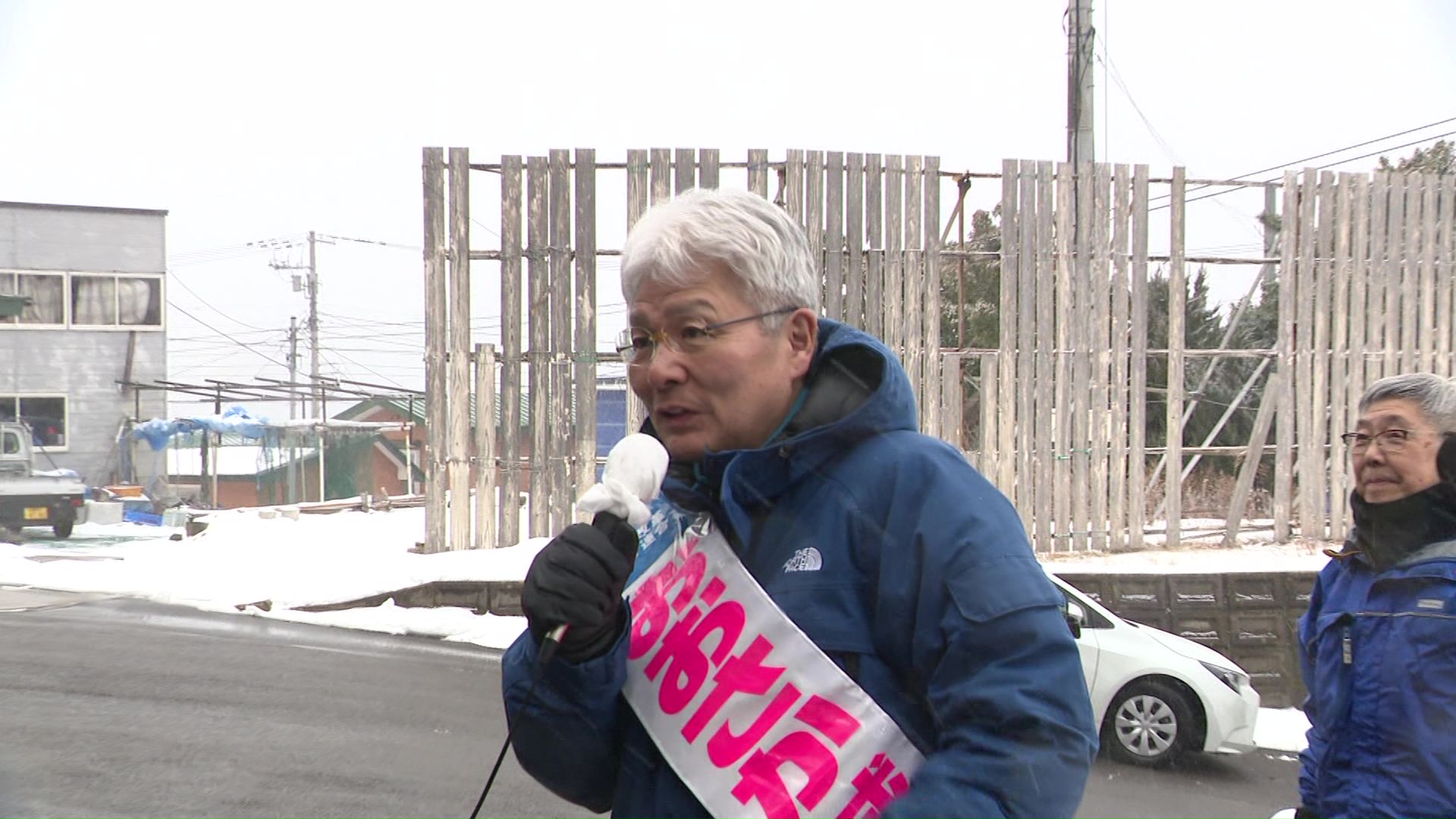 大物の応援などには頼れない立場の逢坂候補