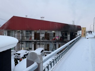 火事があったアパート（北海道 旭川市）