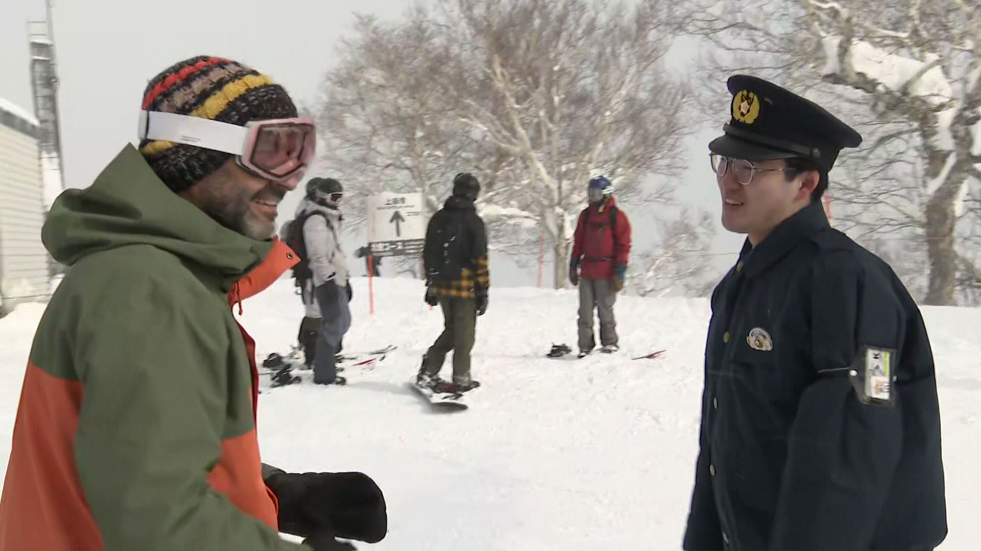 外国人にも注意喚起